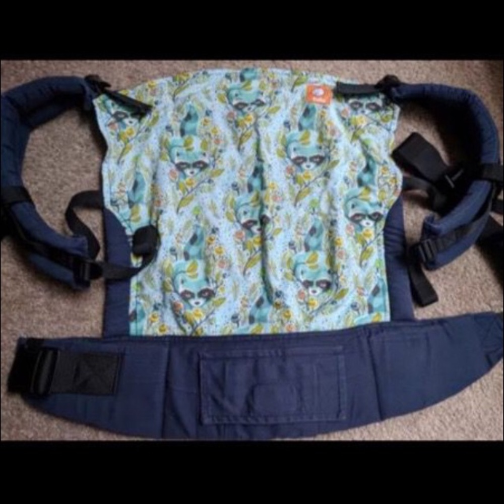 Tula Toddler Lil Rascals Blue Raccoon Carrier